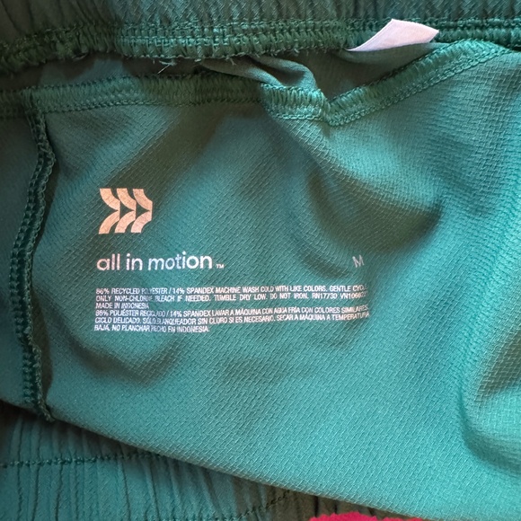 Green All in Motion Shorts - Medium - Picture 3 of 3